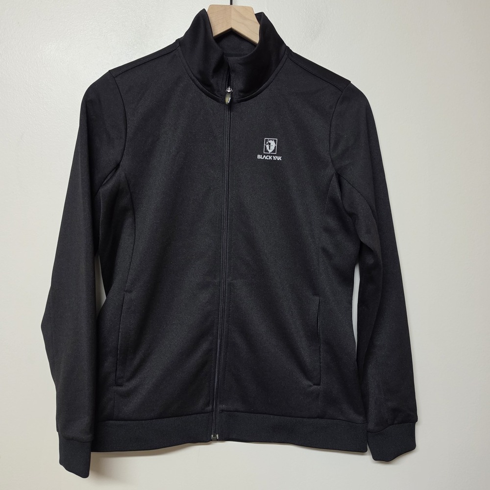 BLACKYAK Jacket Mens 95 Black Full Zip Track Performance Outdoor Korea Athletic